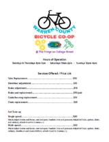 WCBC Hours and Pricelist